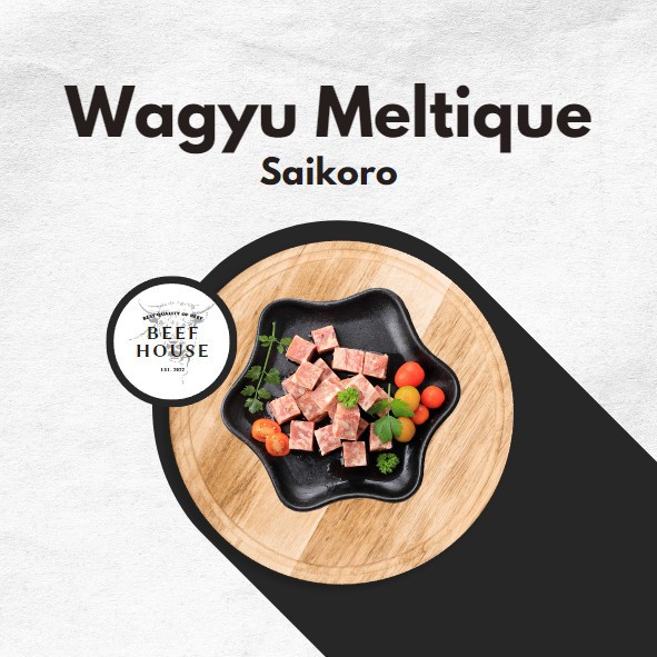 Daging Sapi Wagyu meltique Saikoro 500g Daging Sapi Wagyu meltique Saikoro 500g